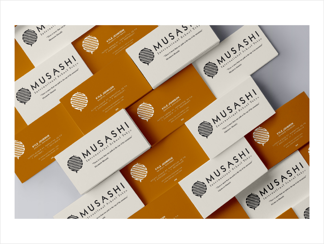 Musashi Business Card Mock-up